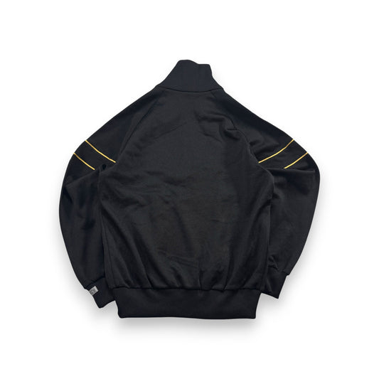 70s アディダス adidas トラックジャケット 黒 ゴールド  S ad-u-2505-062