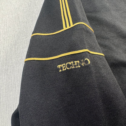 70s アディダス adidas トラックジャケット 黒 ゴールド  S ad-u-2505-062