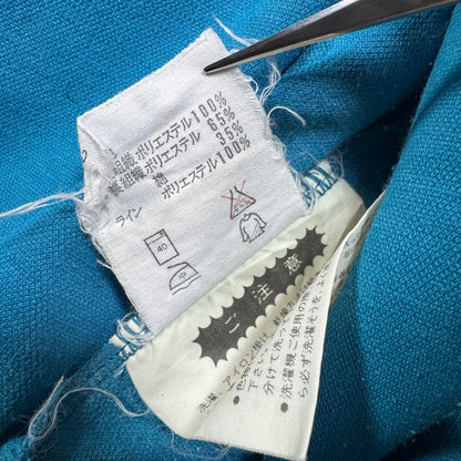 80s アディダス adidas トラックジャケット ターコイズ イエロー L 西ドイツ製 ad-u-2505-060