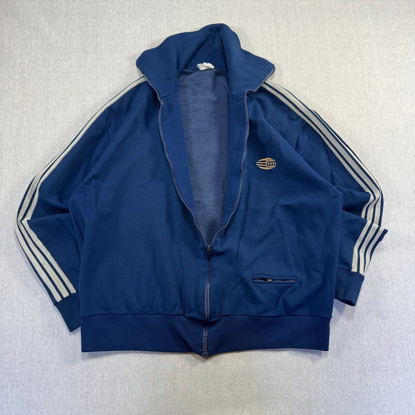 adidas 60s 70s ワールドマーク 2nd トラックジャケット ventex フランス製 ad-u-2505-059