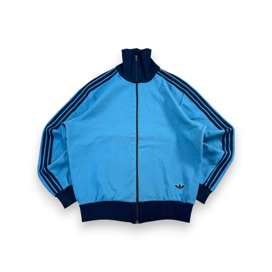 70s 80s adidas アディダス トラックジャケット 水色 1号 ad-u-2505-057