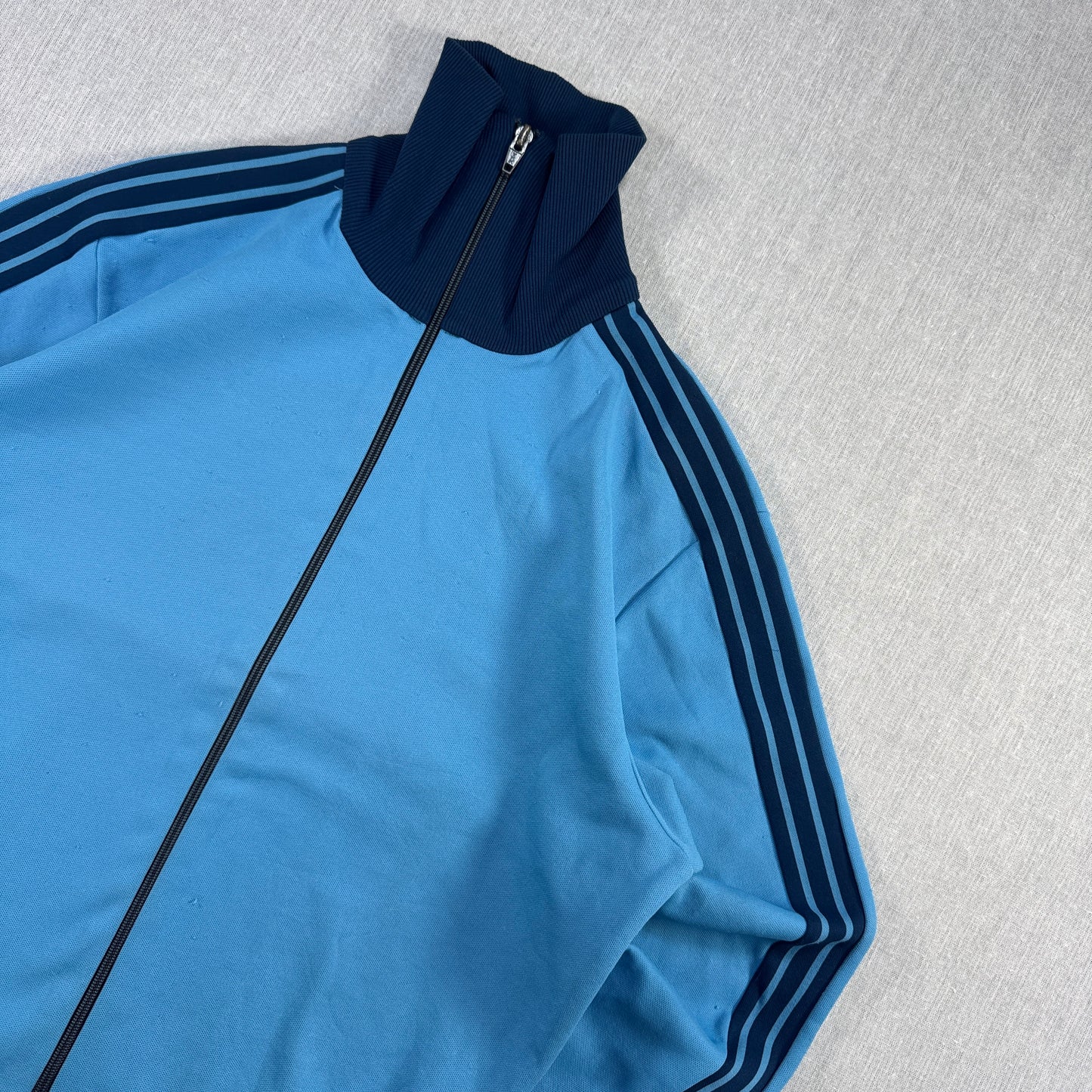 70s 80s adidas アディダス トラックジャケット 水色 1号 ad-u-2505-057