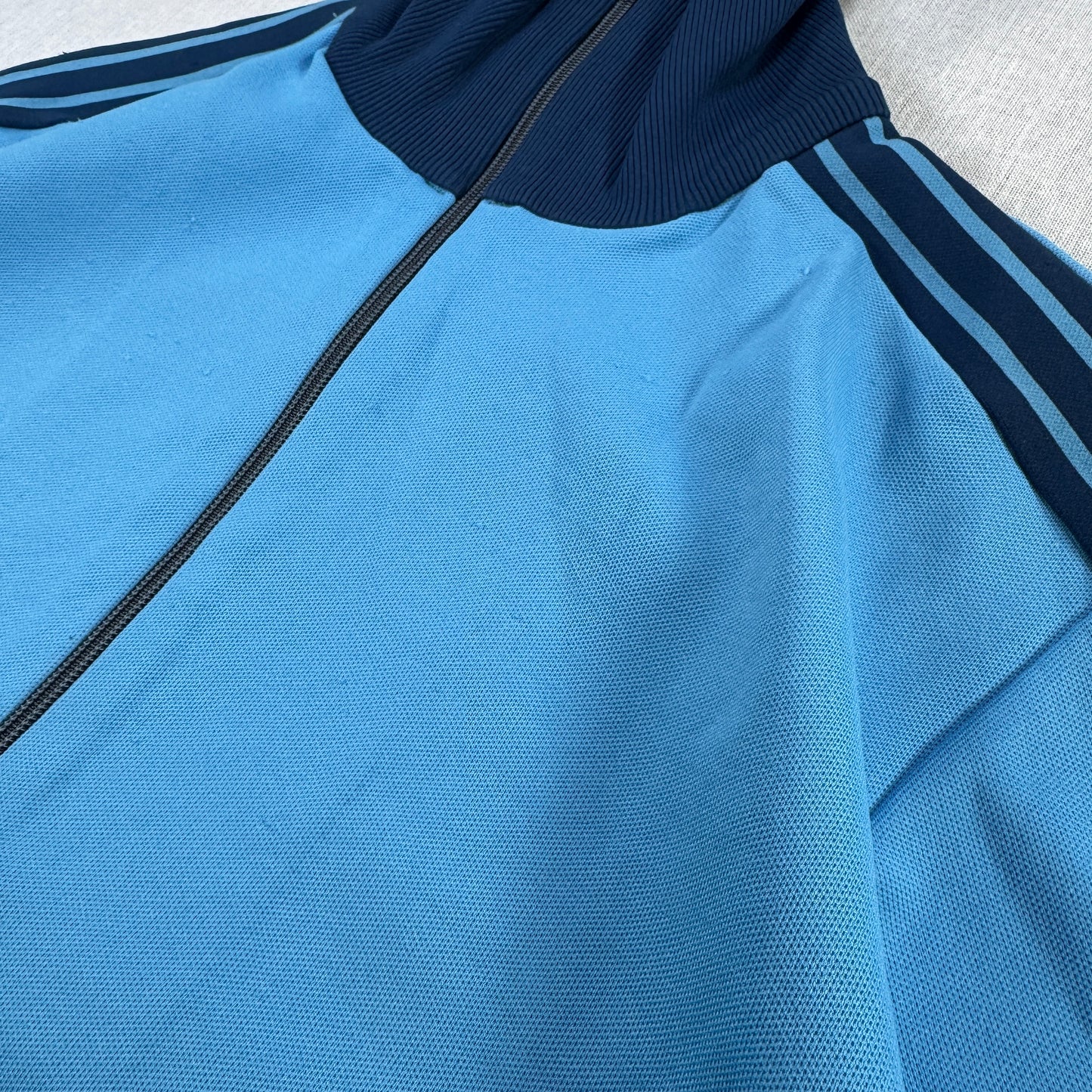 70s 80s adidas アディダス トラックジャケット 水色 1号 ad-u-2505-057