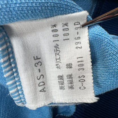 70s 80s adidas アディダス トラックジャケット 水色 1号 ad-u-2505-057