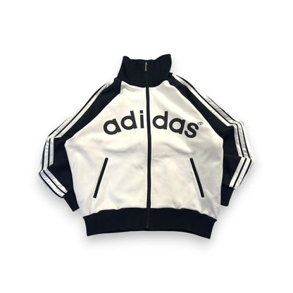 80s 90s アディダス adidas トラックジャケット パンダ 白 黒 L ad-u-2505-056