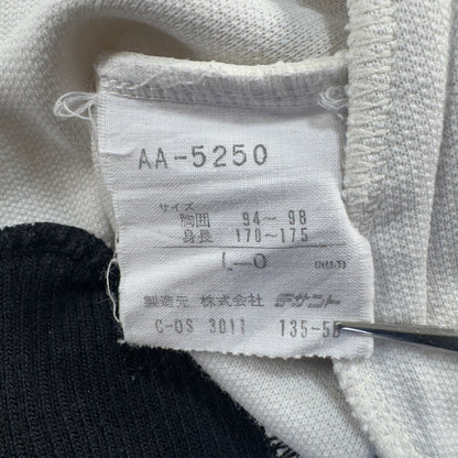80s 90s アディダス adidas トラックジャケット パンダ 白 黒 L ad-u-2505-056