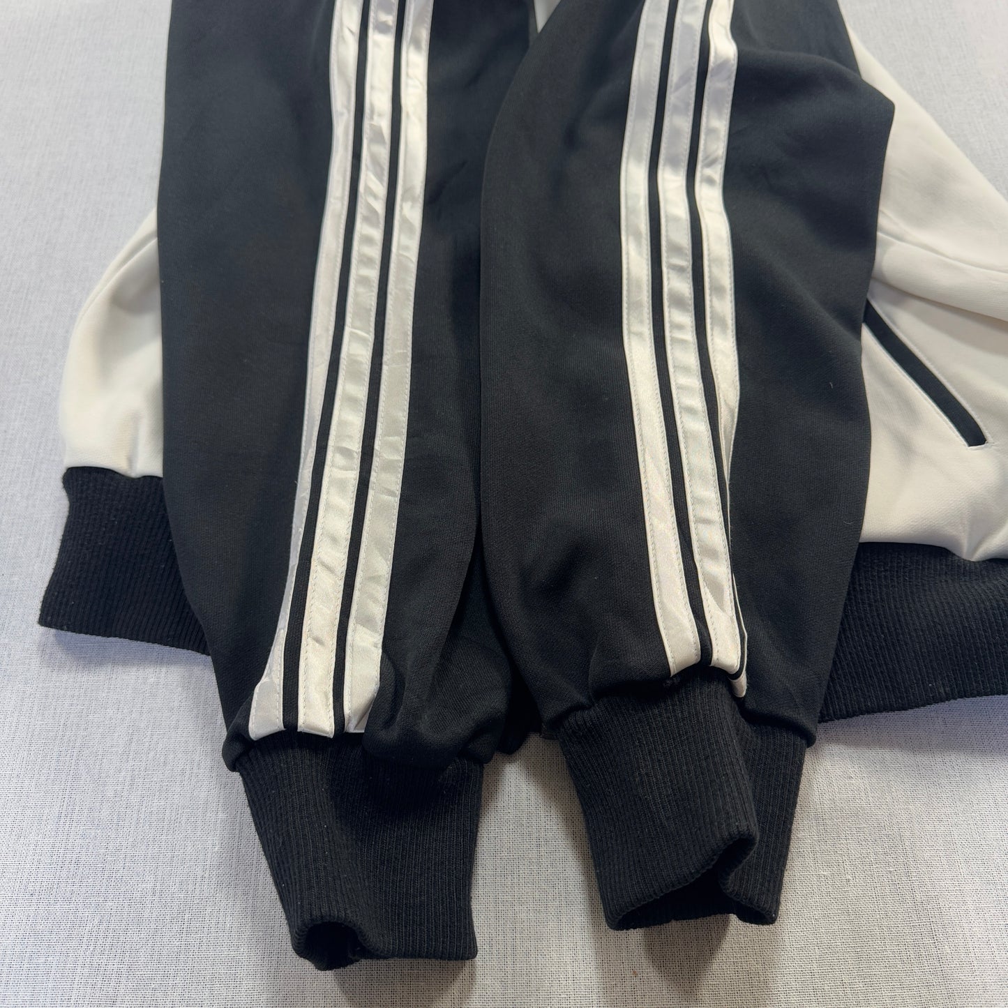 80s 90s アディダス adidas トラックジャケット パンダ 白 黒 L ad-u-2505-056