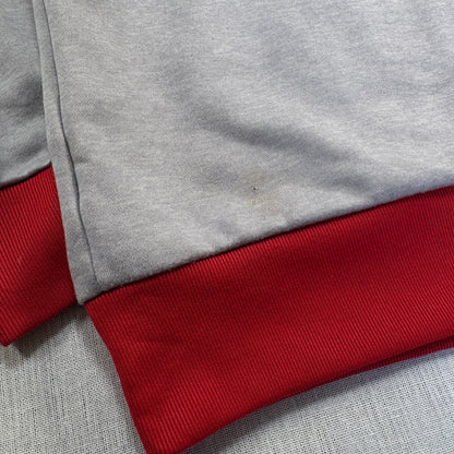 adidas アディダス FCバイエルン トラックジャケット グレー 赤 XL ad-u-2505-055