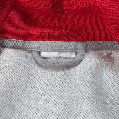 adidas アディダス FCバイエルン トラックジャケット グレー 赤 XL ad-u-2505-055