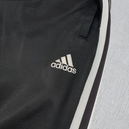 90s アディダス adidas トラックパンツ ブラック ポリエステル O ad-u-2505-054