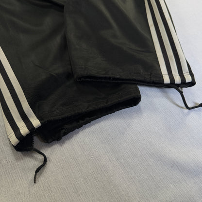 90s アディダス adidas トラックパンツ ブラック ポリエステル O ad-u-2505-054