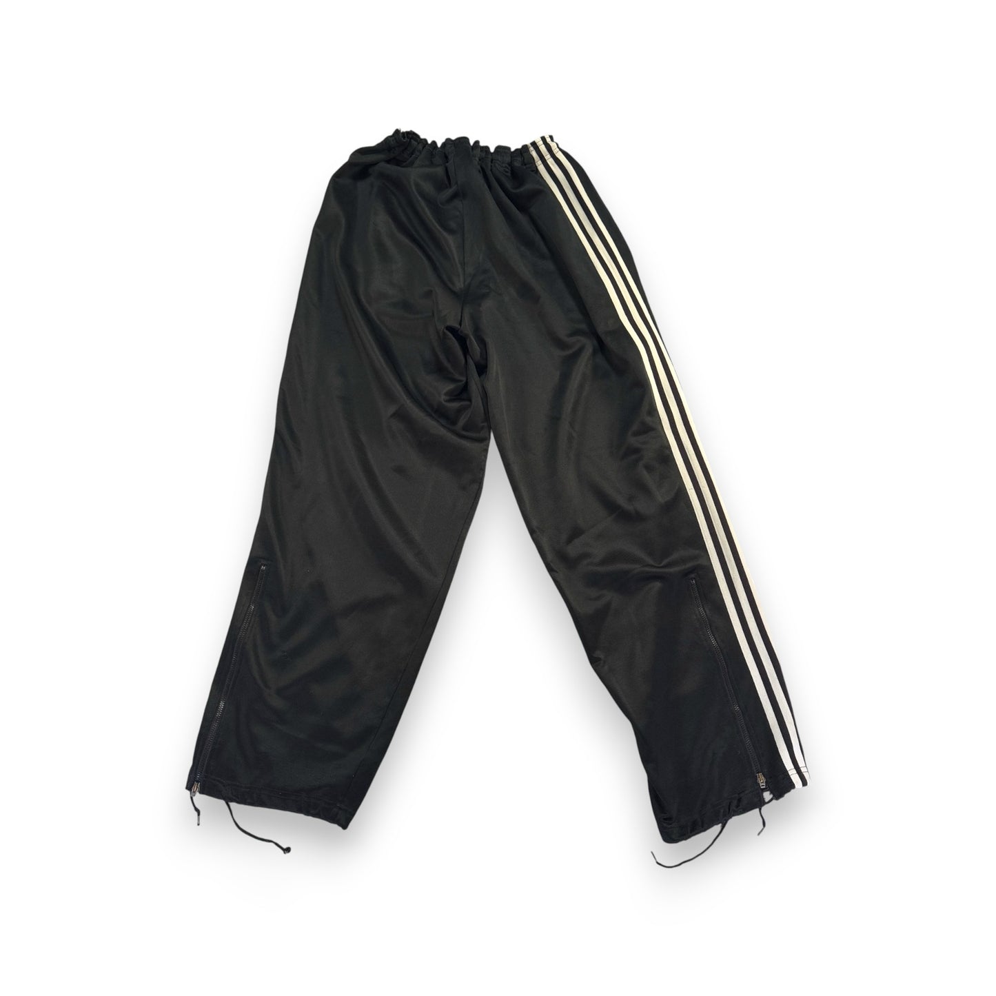 90s アディダス adidas トラックパンツ ブラック ポリエステル O ad-u-2505-054