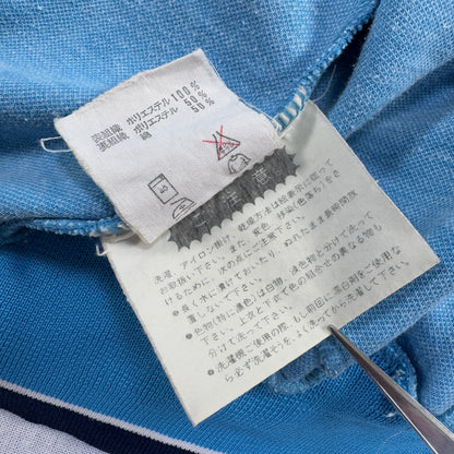 70s アディダス adidas トラックジャケット 水色 L 西ドイツ製 ad-u-2505-053