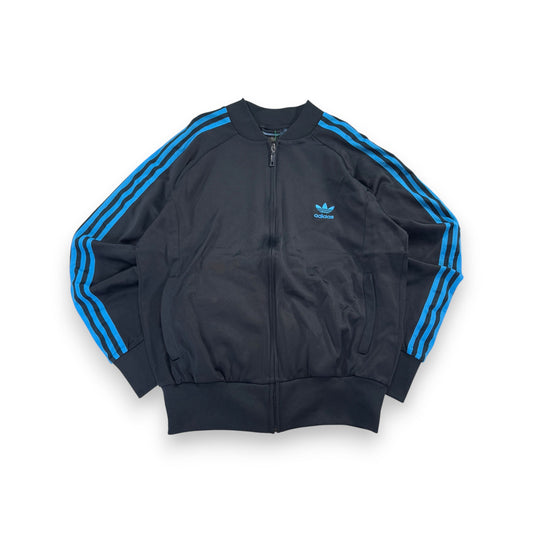 00s アディダス adidas  ATP トラックジャケット 黒 水色 M ad-u-2505-052