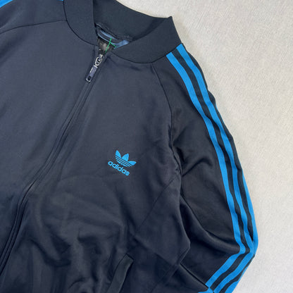 00s アディダス adidas  ATP トラックジャケット 黒 水色 M ad-u-2505-052