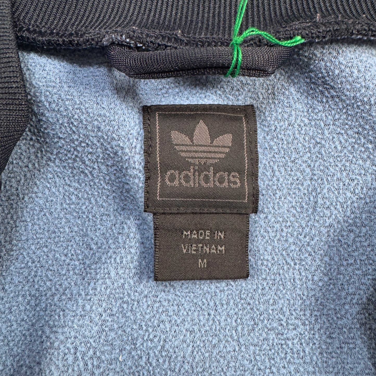 00s アディダス adidas  ATP トラックジャケット 黒 水色 M ad-u-2505-052