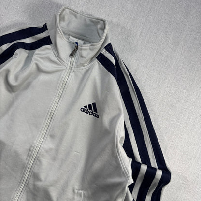 90s アディダス adidas トラックジャケット パフォーマンスロゴ グレー L ad-u-2505-050