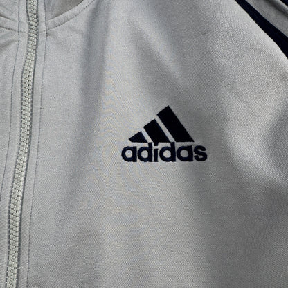 90s アディダス adidas トラックジャケット パフォーマンスロゴ グレー L ad-u-2505-050