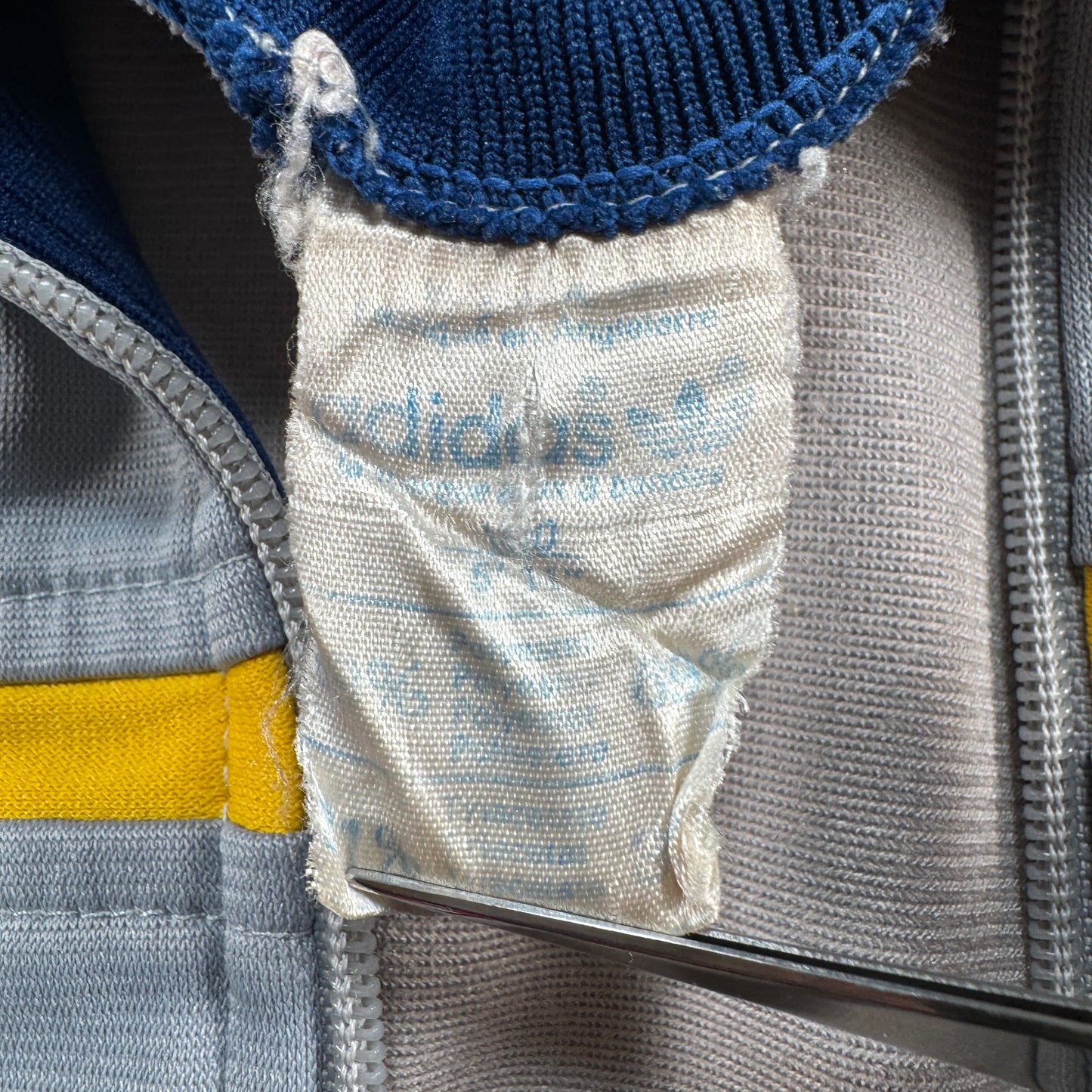 70s 80s  アディダス  adidas トラックジャケット フランス VENTEX社製 グレー ad-u-2505-049