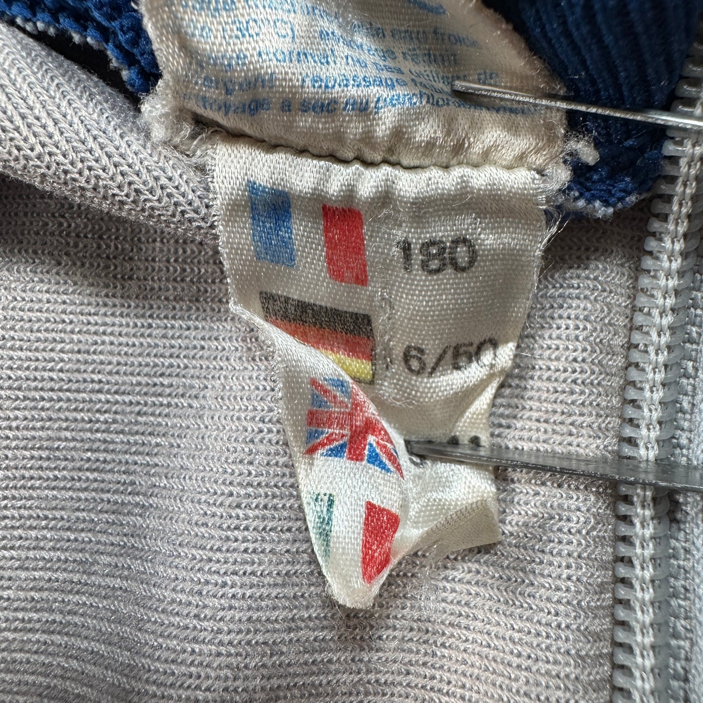 70s 80s  アディダス  adidas トラックジャケット フランス VENTEX社製 グレー ad-u-2505-049