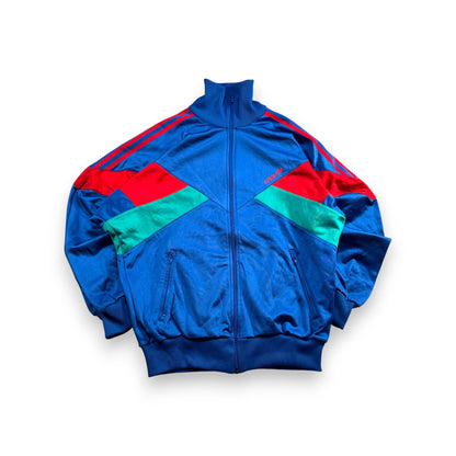 90s アディダス adidas トラックジャケット 青 ジャージ ad-u-2505-048