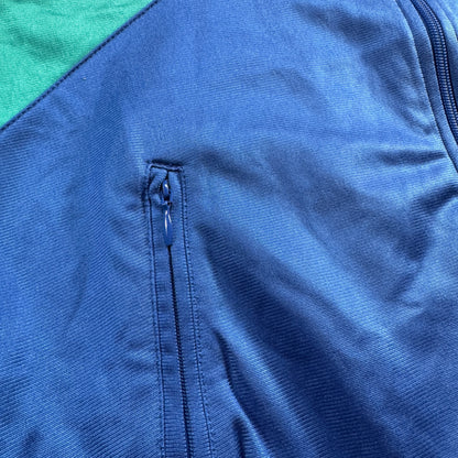 90s アディダス adidas トラックジャケット 青 ジャージ ad-u-2505-048