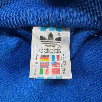 90s アディダス adidas トラックジャケット 青 ジャージ ad-u-2505-048