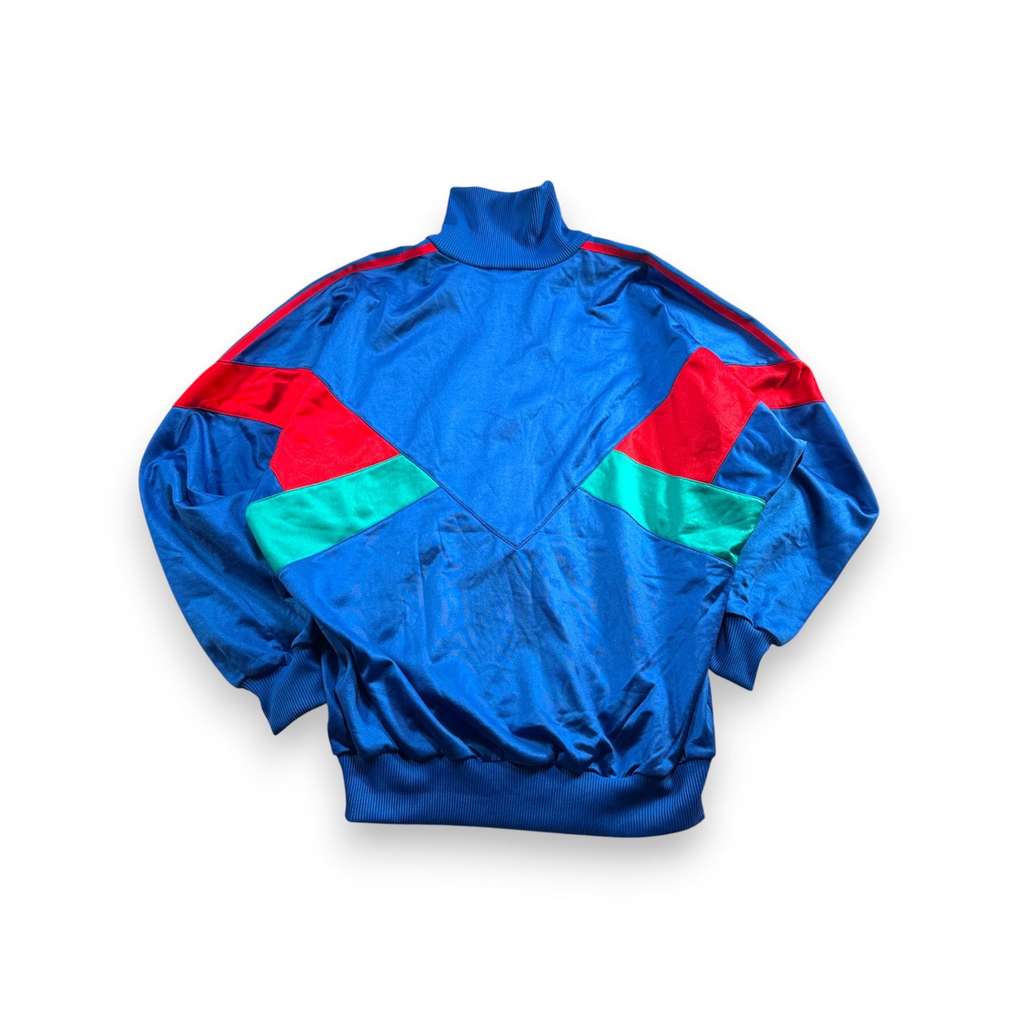 90s アディダス adidas トラックジャケット 青 ジャージ ad-u-2505-048