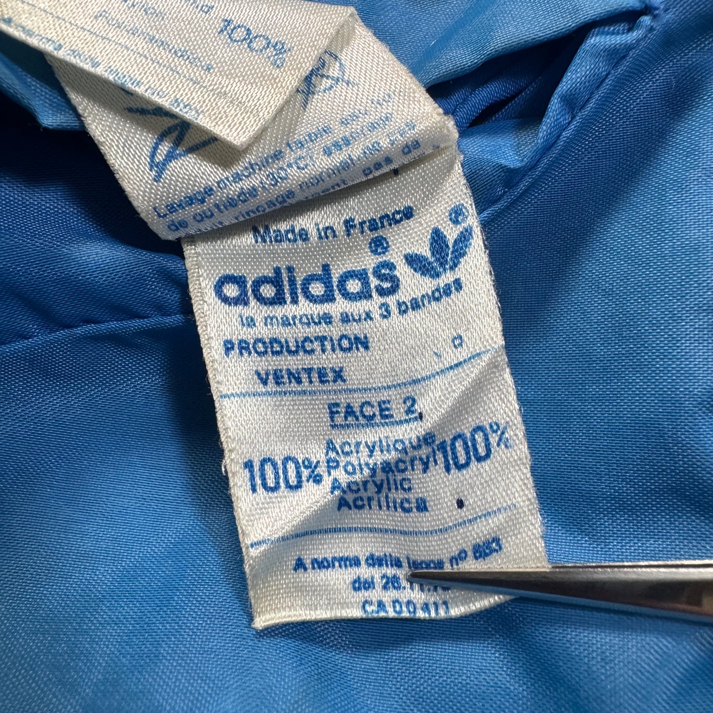 70s 80s  アディダス  adidas ナイロンジャケット リバーシブル フランス VENTEX社製 ad-u-2505-047