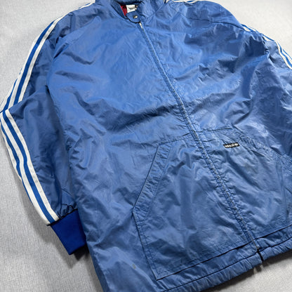 70s 80s アディダス adidas ナイロンジャケット ブルー VENTEX ad-u-2505-046
