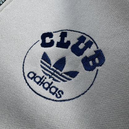 80s アディダス トラックジャケット club adidas デサント製 グレー ネイビー ad-u-2505-044