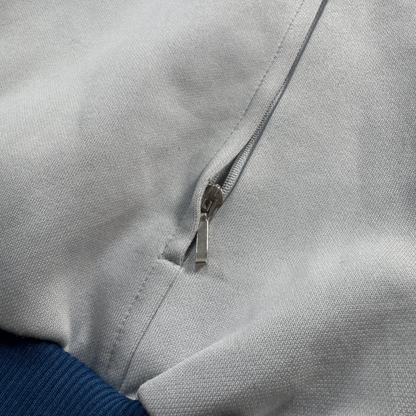 80s アディダス トラックジャケット club adidas デサント製 グレー ネイビー ad-u-2505-044