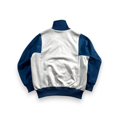 80s アディダス トラックジャケット club adidas デサント製 グレー ネイビー ad-u-2505-044