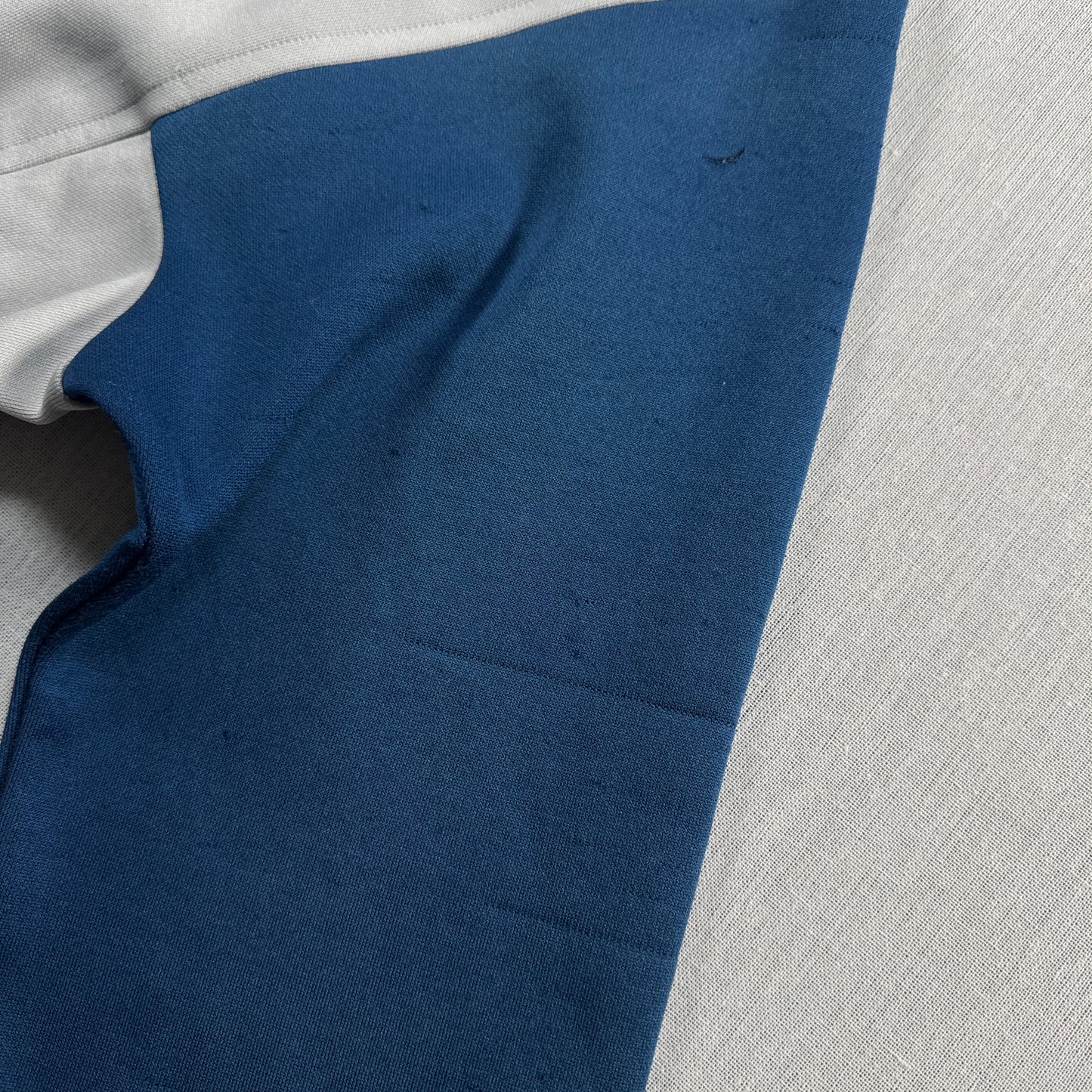 80s アディダス トラックジャケット club adidas デサント製 グレー ネイビー ad-u-2505-044