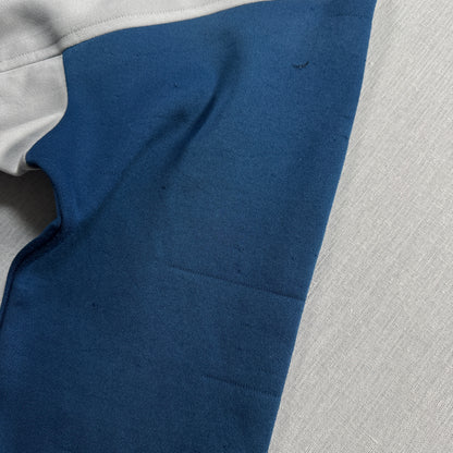 80s アディダス トラックジャケット club adidas デサント製 グレー ネイビー ad-u-2505-044