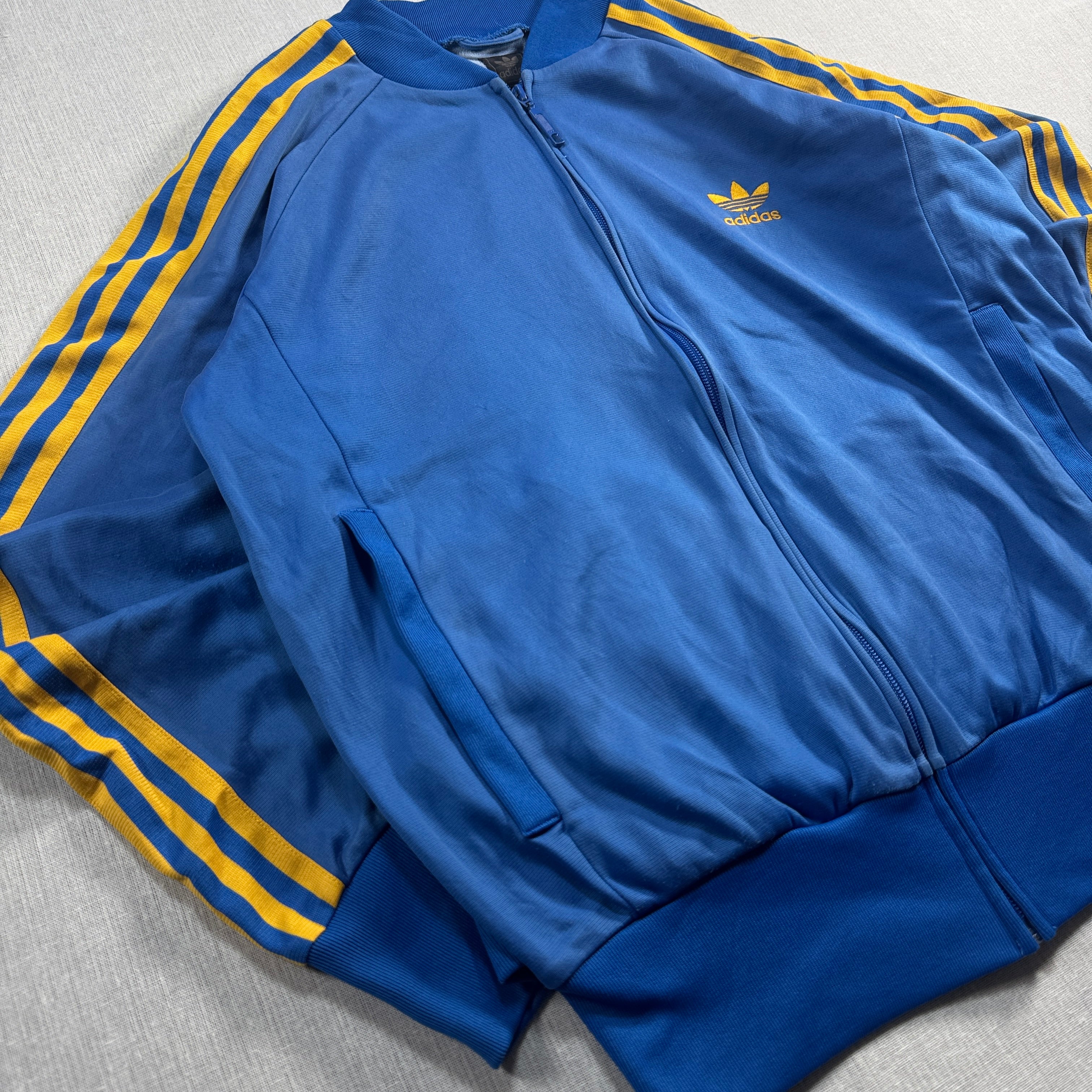 00s アディダス adidas ATP トラックジャケット 青 黄色 M ad-u-2505