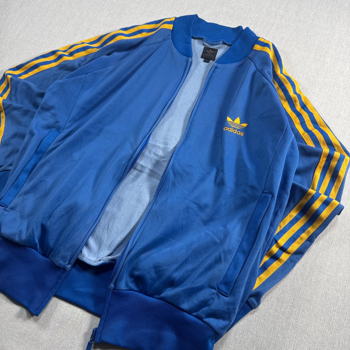 00s アディダス adidas  ATP トラックジャケット 青 黄色 M ad-u-2505-043