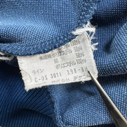 80s アディダス adidas トラックジャケット ネイビー 4号 ビンテージ ジャージ デサント製 ad-u-2505-042