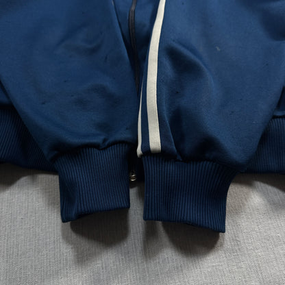 80s アディダス adidas トラックジャケット ネイビー 4号 ビンテージ ジャージ デサント製 ad-u-2505-042