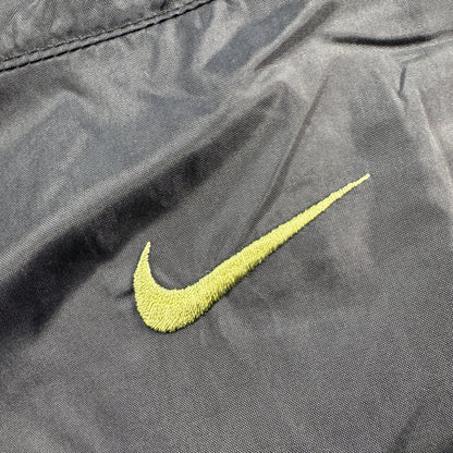 90s ナイキ NIKE ナイロンジャケット 銀タグ グリーン 大きめ ja-u-2505-048