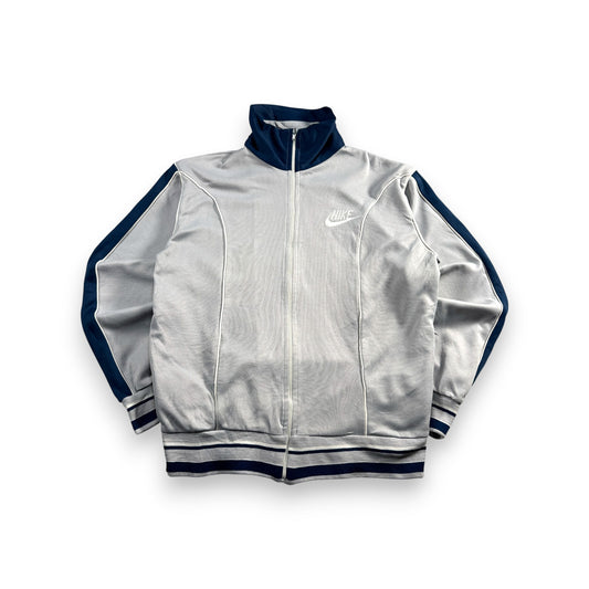 70s ナイキ NIKE トラックジャケット オレンジタグ グレー M ja-u-2505-046