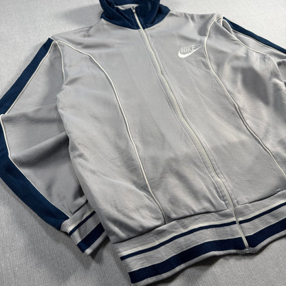 70s ナイキ NIKE トラックジャケット オレンジタグ グレー M ja-u-2505-046