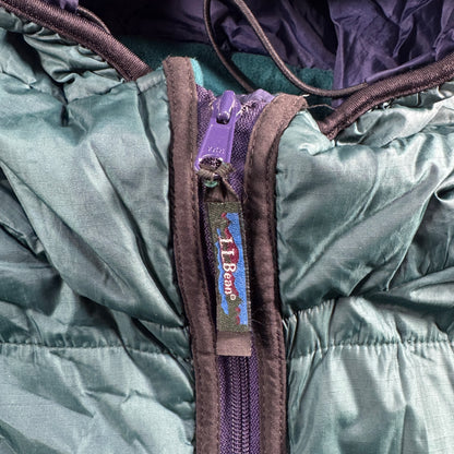 80s L.L.BEAN アノラック グリーン プリマロフト エルエルビーン llbean M ja-u-2505-047