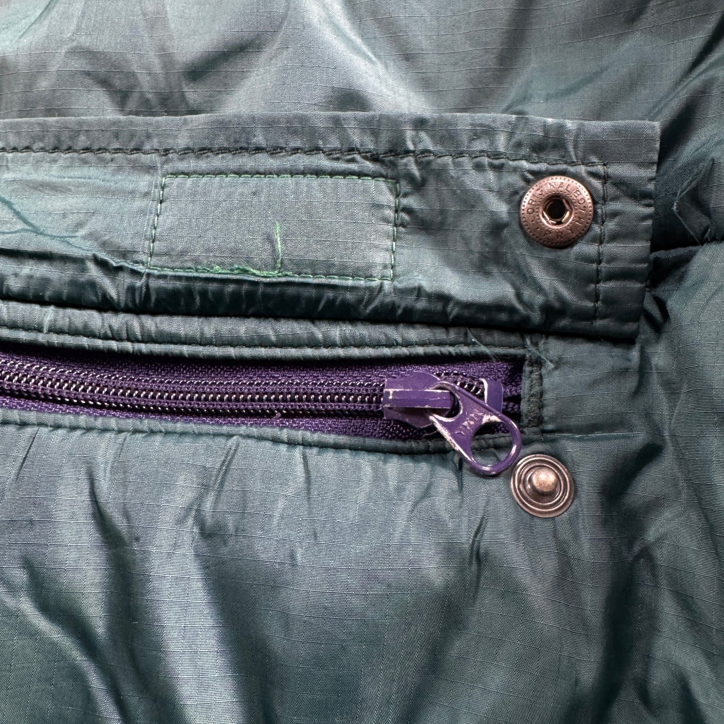 80s L.L.BEAN アノラック グリーン プリマロフト エルエルビーン llbean M ja-u-2505-047