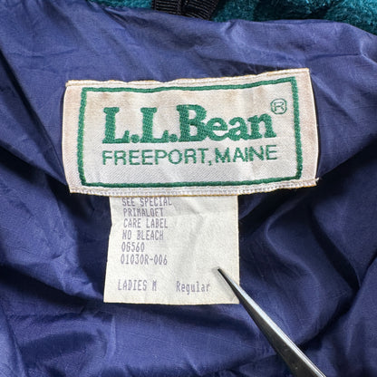80s L.L.BEAN アノラック グリーン プリマロフト エルエルビーン llbean M ja-u-2505-047