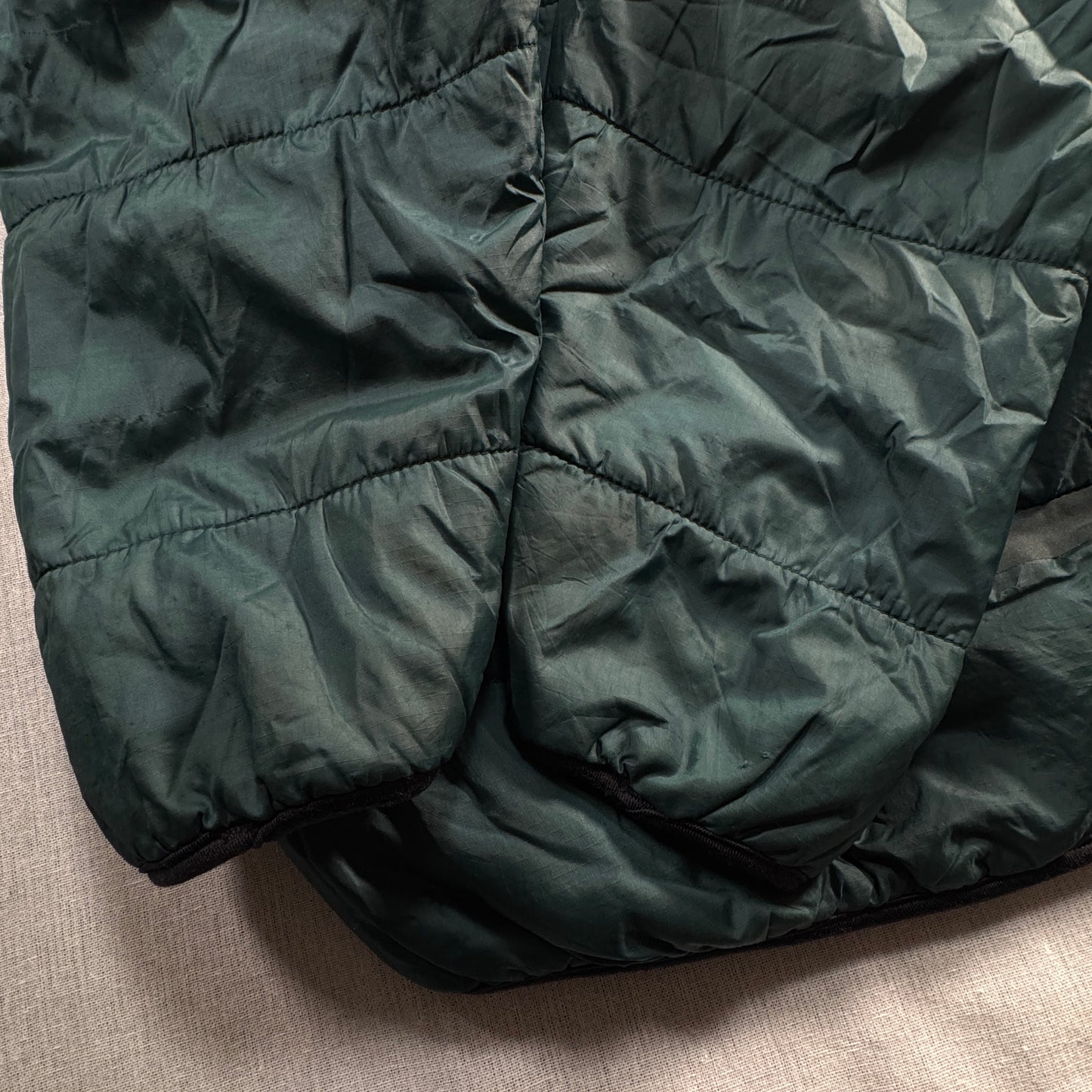 80s L.L.BEAN アノラック グリーン プリマロフト エルエルビーン llbean M ja-u-2505-047