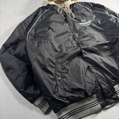 90s ゲーリーヤマモト ジャケット ブルゾン フード付き 黒 ja-u-2505-045