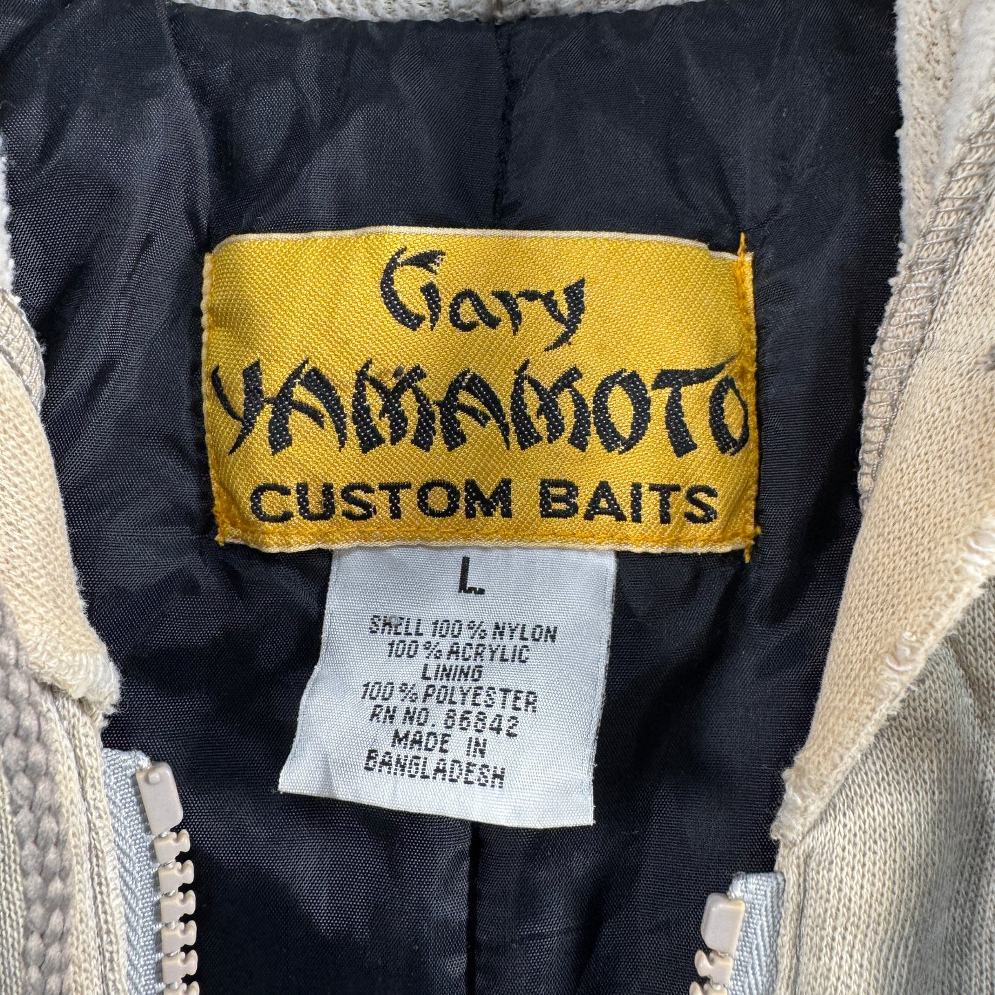 90s ゲーリーヤマモト ジャケット ブルゾン フード付き 黒 ja-u-2505-045