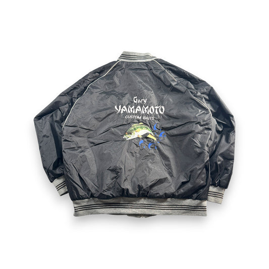 90s ゲーリーヤマモト ジャケット ブルゾン フード付き 黒 ja-u-2505-045