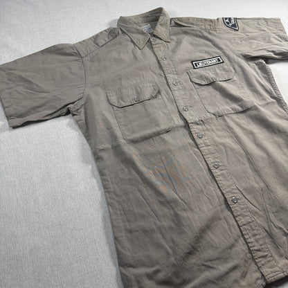 60s コットンポプリン Simpson's Soulette PORMAR 半袖シャツ グレー MISSILE US army ja-u-2505-040